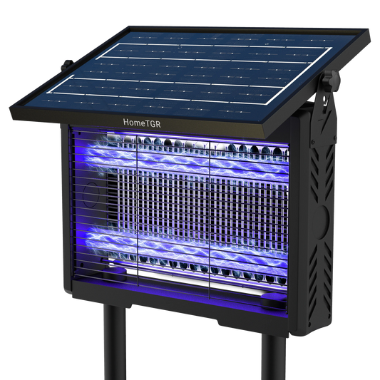 HomeTGR BZ2 Solar Bug Zapper Waterproof - Covers 3300 SQ.FT