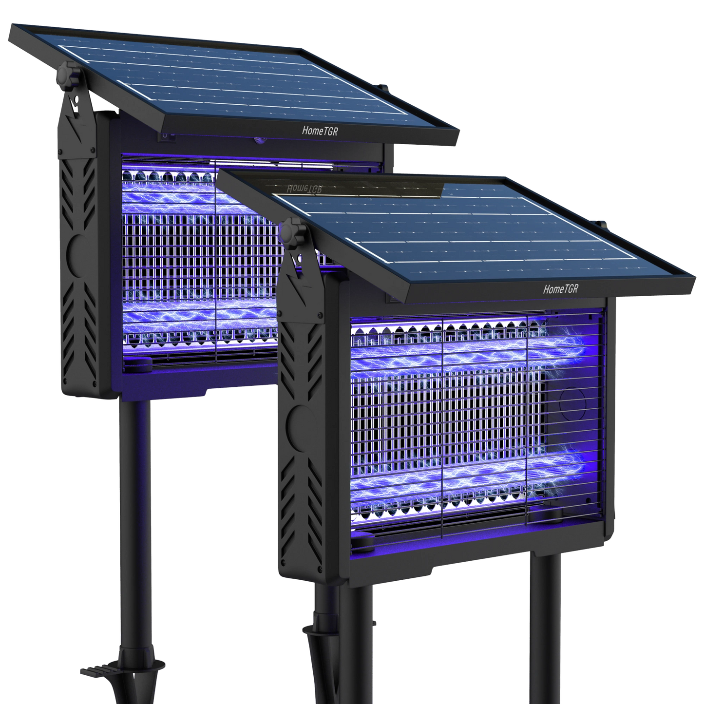 HomeTGR BZ2 Solar Bug Zapper Waterproof - Covers 3300 SQ.FT
