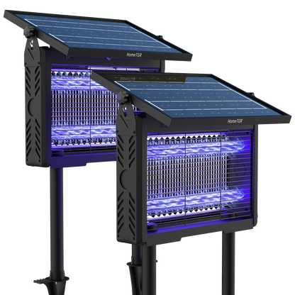 HomeTGR BZ2 Solar Bug Zapper Waterproof - Covers 3300 SQ.FT