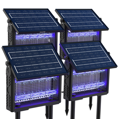 HomeTGR BZ2 Solar Bug Zapper Waterproof - Covers 3300 SQ.FT