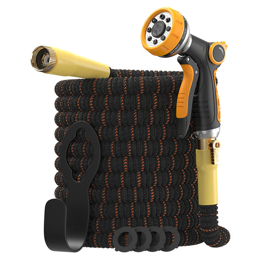 Garden Hose – Lightweight, Flexible Water Hose with Spray Nozzle